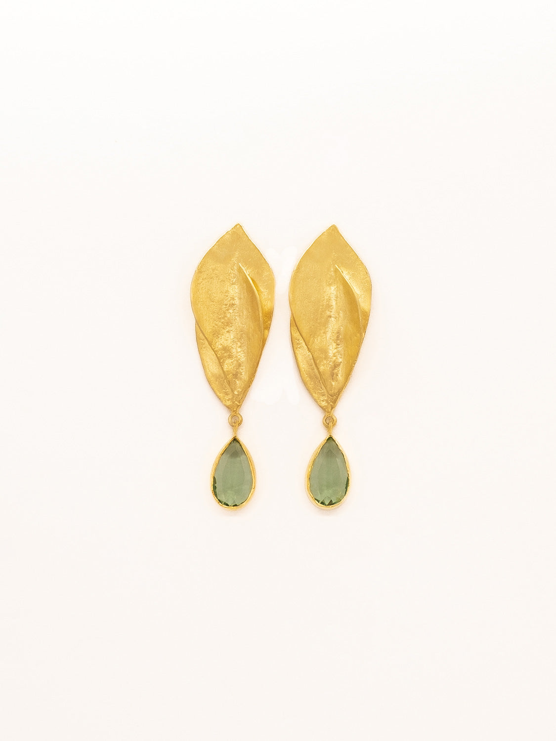 Brincos Double Leaf