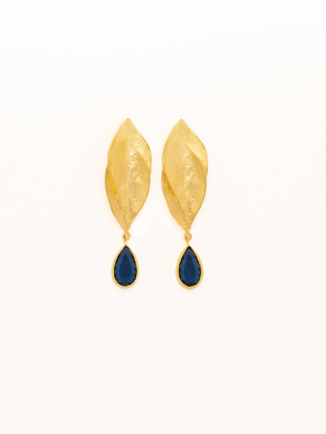 Brincos Double Leaf