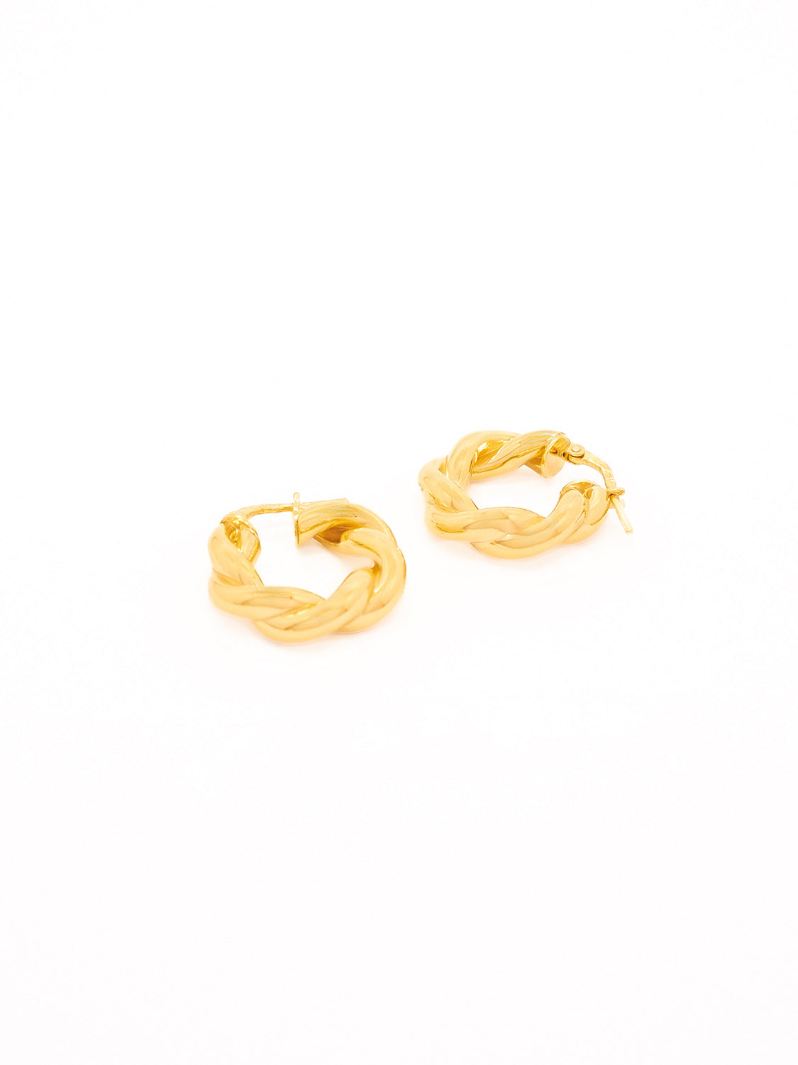 Brincos Twisted Hoops